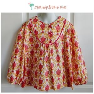 Shrimp & Grits Floral Blouse (SC Brand)